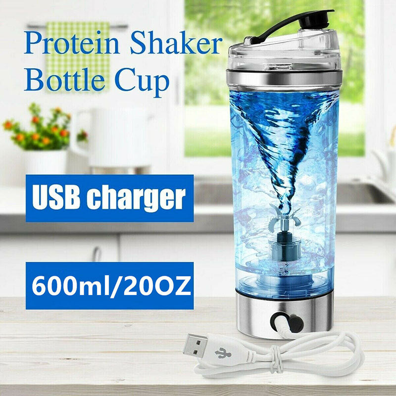Electric Protein Shake Stirrer USB Shake Bottle Milk Coffee Blender Ke